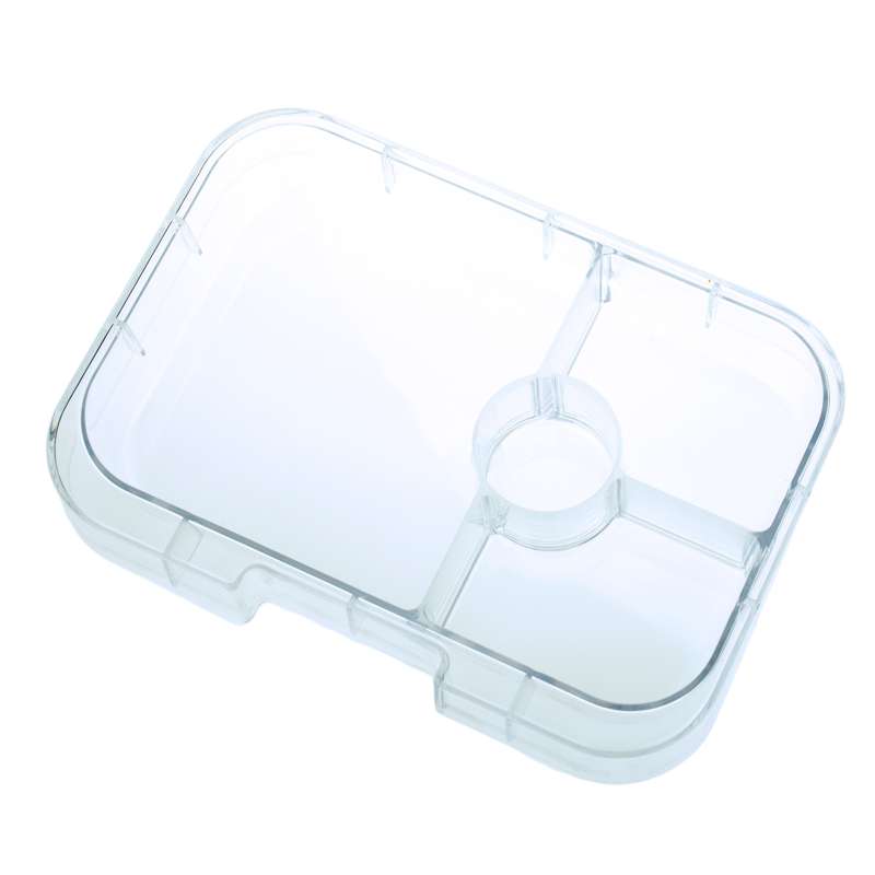 Yumbox Поднос за сервиране - Panino Tray - 4 отделения - Прозрачен 