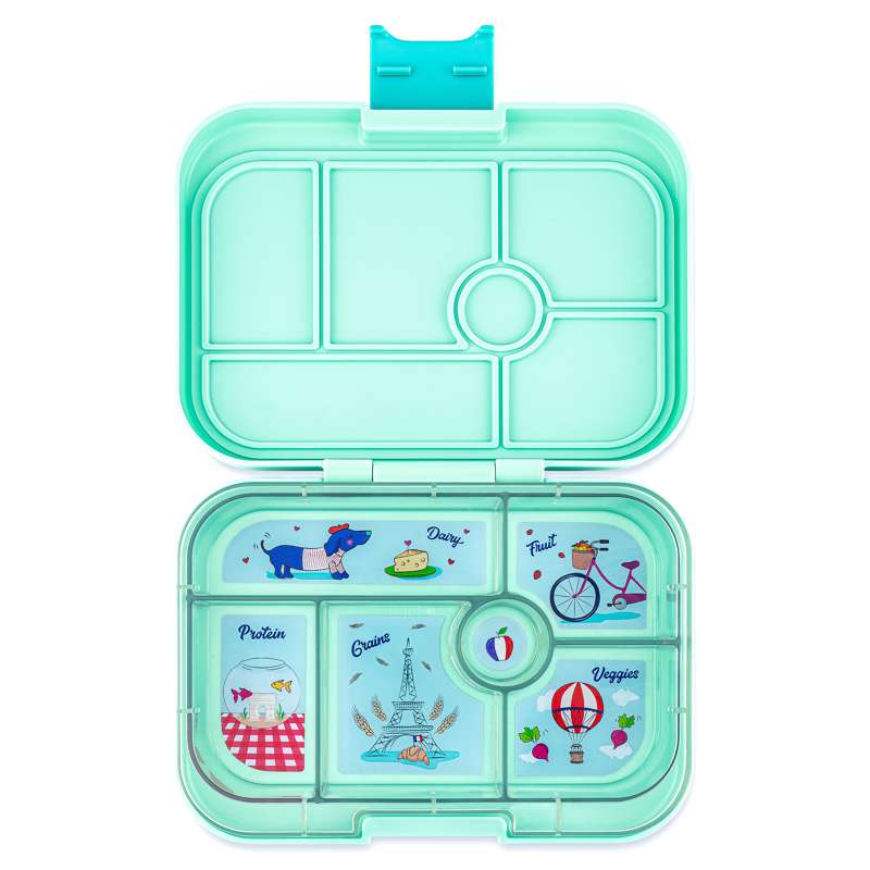 Yumbox Lunch box - Original - 6 compartments - Serene Aqua/Paris 