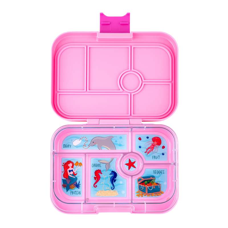 Yumbox Fiambrera - Original - 6 compartimentos - Rosa Poder/Sirena 
