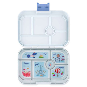 Yumbox Θήκη φαγητού - Πρωτότυπη - 6 θήκες - Θολό Γκρι/Παρίσι 