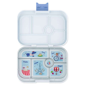 Yumbox Contenitore per il pranzo - Originale - 6 scomparti - Grigio Nebuloso/Parigi 