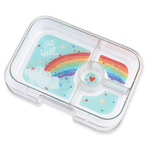 Yumbox Поднос за храна - Panino Tray - 4 отделения - Дъга 