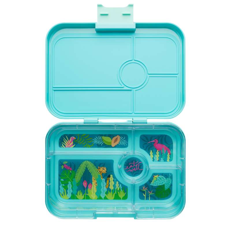 Yumbox Lunchbox - Tapas XL - 5 compartments - Antibes Blue/Jungle Pastel 