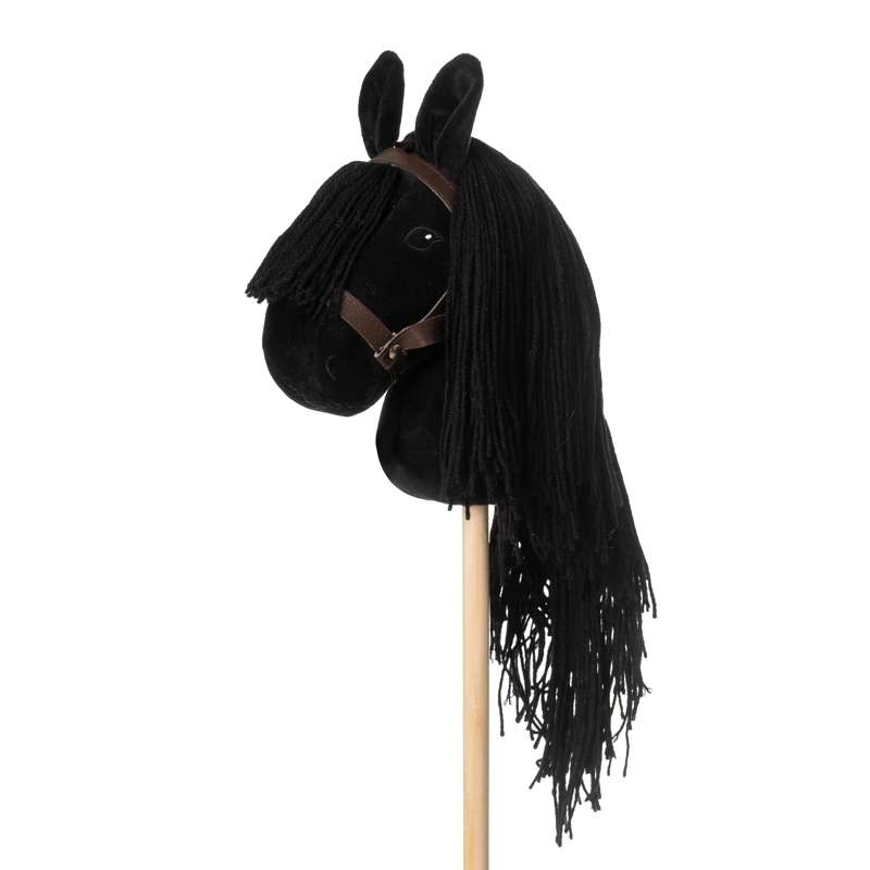 By Astrup Hobby Horse - Black with Black Mane - 68 cm.