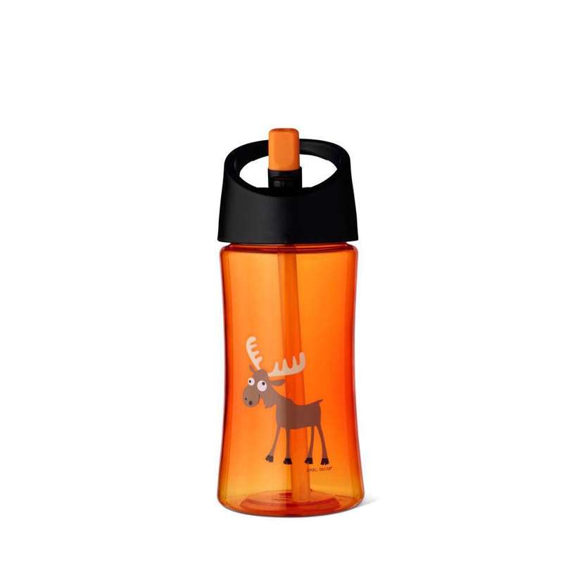 Carl Oscar Kids Water Bottle - 0.35L - Moose (Orange)