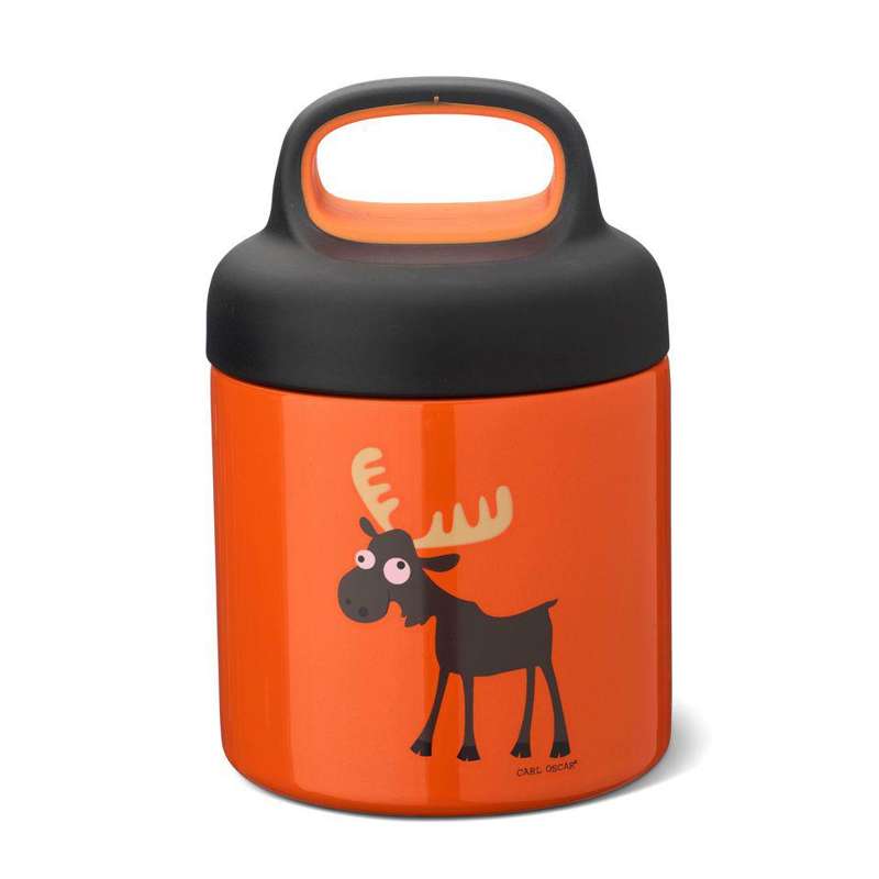 Carl Oscar LunchJar Thermos Container - 0.3L - Moose (Orange)