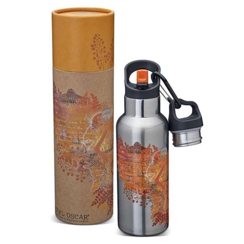 Carl Oscar Wisdom TEMPflask Thermos Bottle - 0.5L - Fire (Orange)