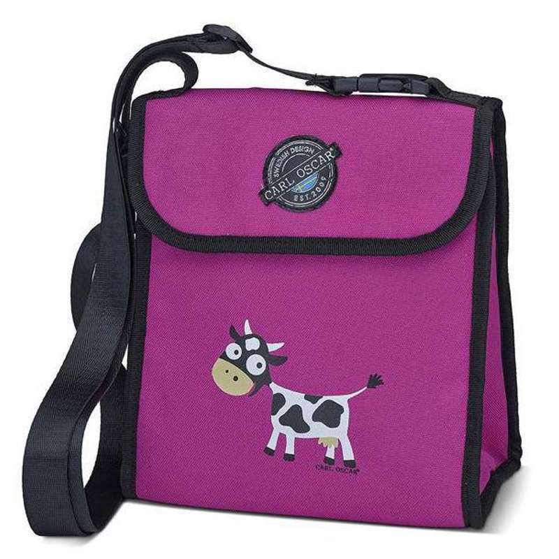 Carl Oscar Cooler Bag - Cow (Purple)