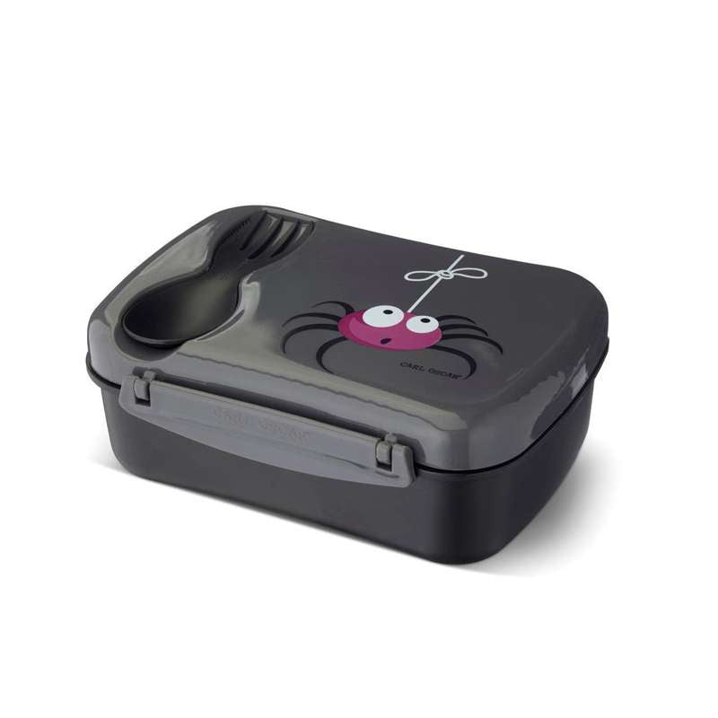 Carl Oscar Lunchbox with Cooling Element - Spider (Gray)