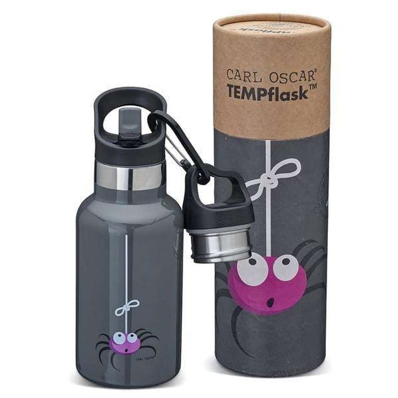 Carl Oscar TEMPflask Thermos Flask - 0.35L - Spider (Gray)