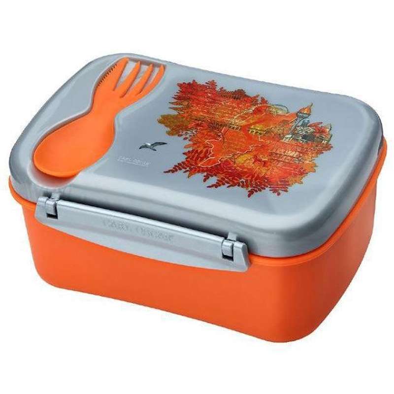 Carl Oscar Wisdom Lunchbox with Cooling Element - Four (Orange)
