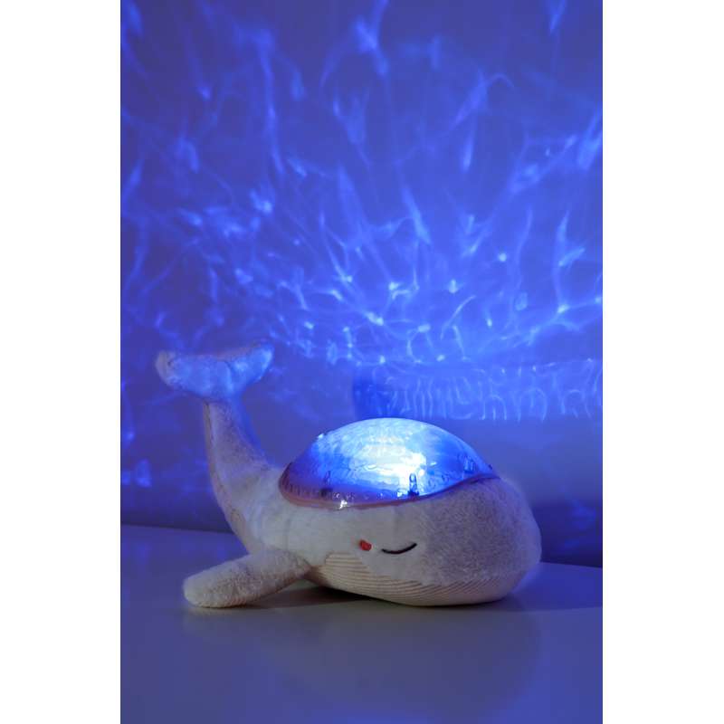 Cloud B Tranquil Whale Sleep Lamp with Light and Sound - White