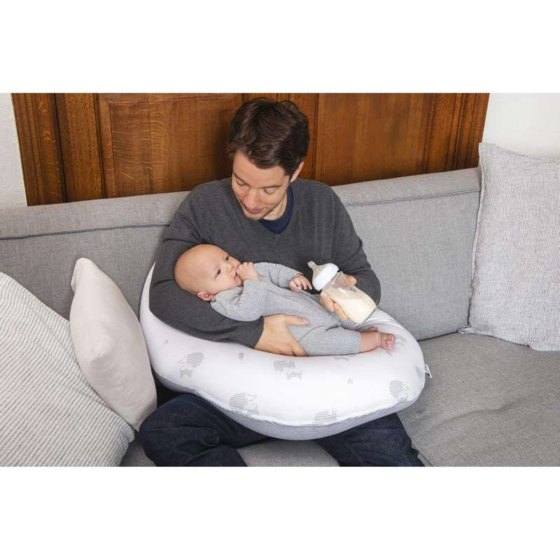 Doomoo Nursing/Pregnancy Pillow 74x42x17 cm - Fox gray