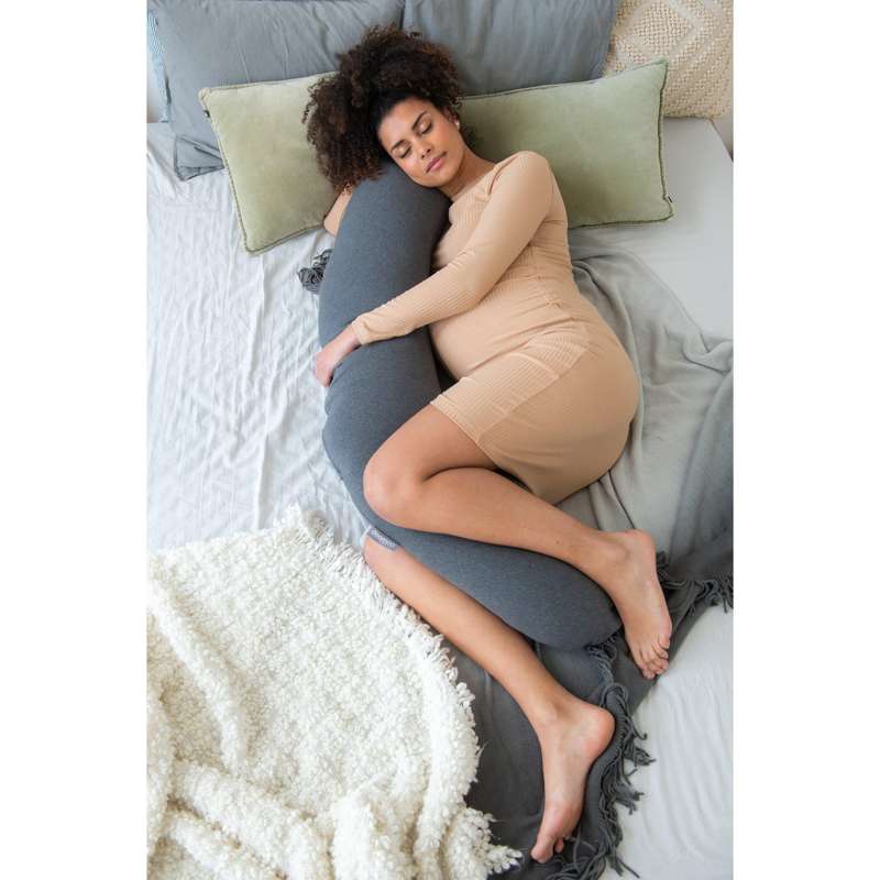 Doomoo Nursing Pillow / Pregnancy Pillow - Anthracite Gray