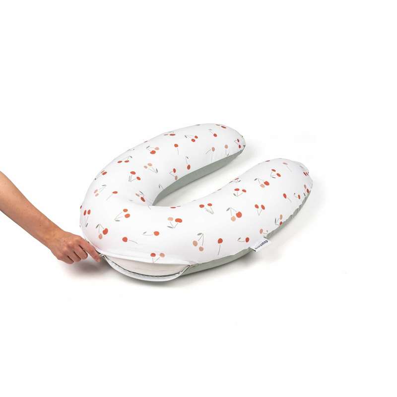 Doomoo Nursing Pillow / Pregnancy Pillow - Cherry Green