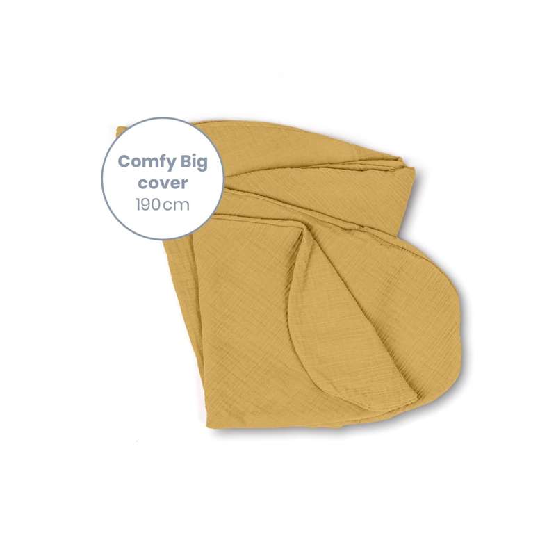 Doomoo Cover for Pregnancy and Nursing Pillow - Yellow