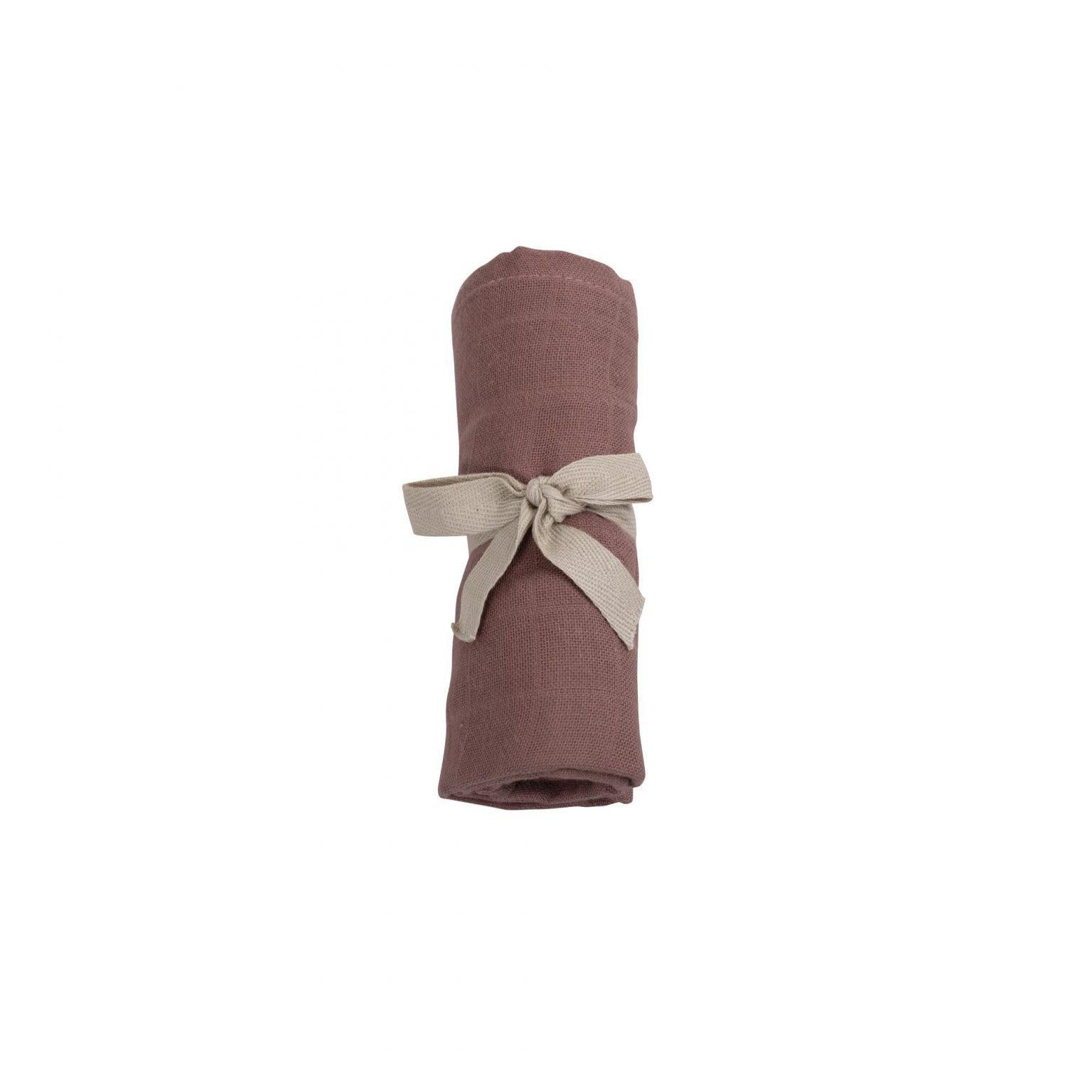 Filibabba Muslin Stofble GOTS - Dusty rose-Stofble-Mammashop.dk