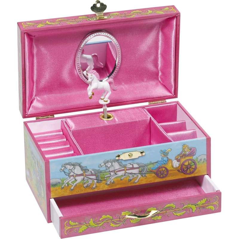 Goki Music box horse with drawer