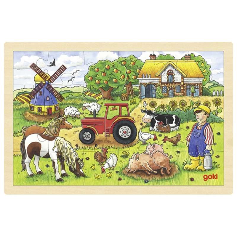 Goki Puzzle - Mr. Millers farm
