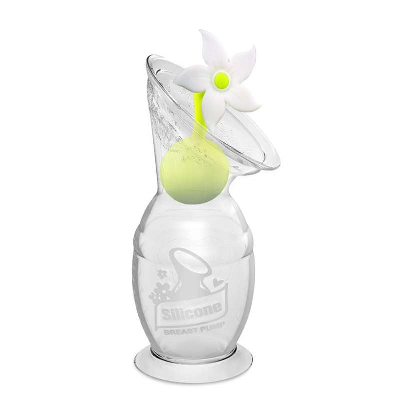 Haakaa Breast Pump with Flower Stoppers - 150ml.