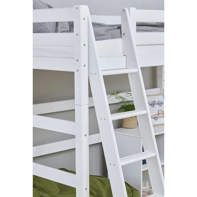 Hoppekids Ladder for ECO Luxury High bed - Sloping - White