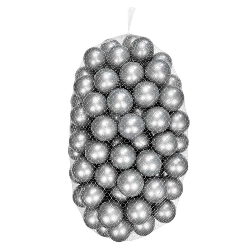 Kid'oh Extra balls for ball pit (100 pcs) - silver