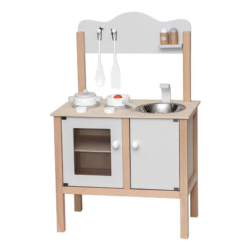 Kid'oh Wooden Play Kitchen with accessories