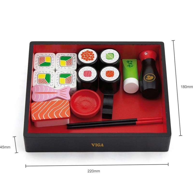 Kid'oh Body Food sushi set in wood