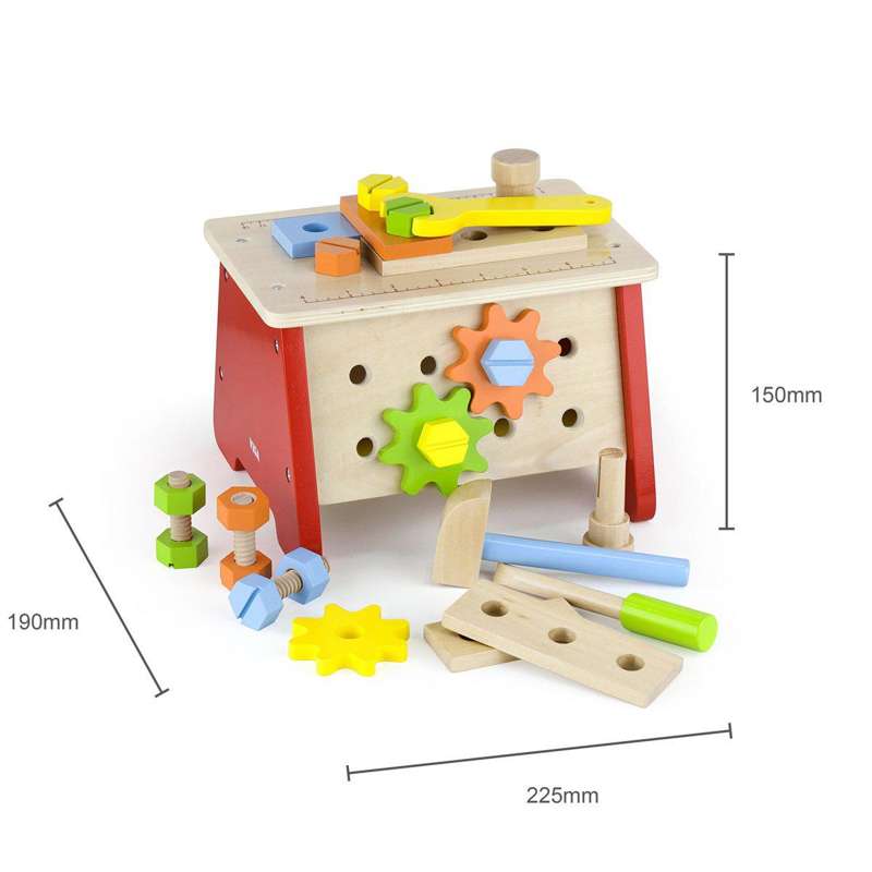 Kid'oh Wooden Toy My First Tool Bench