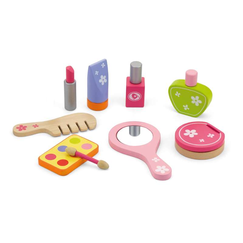 Kid'oh Wooden Toy Makeup Set (10 pieces)