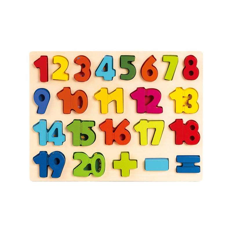 Kid'oh Wooden Puzzle with Numbers