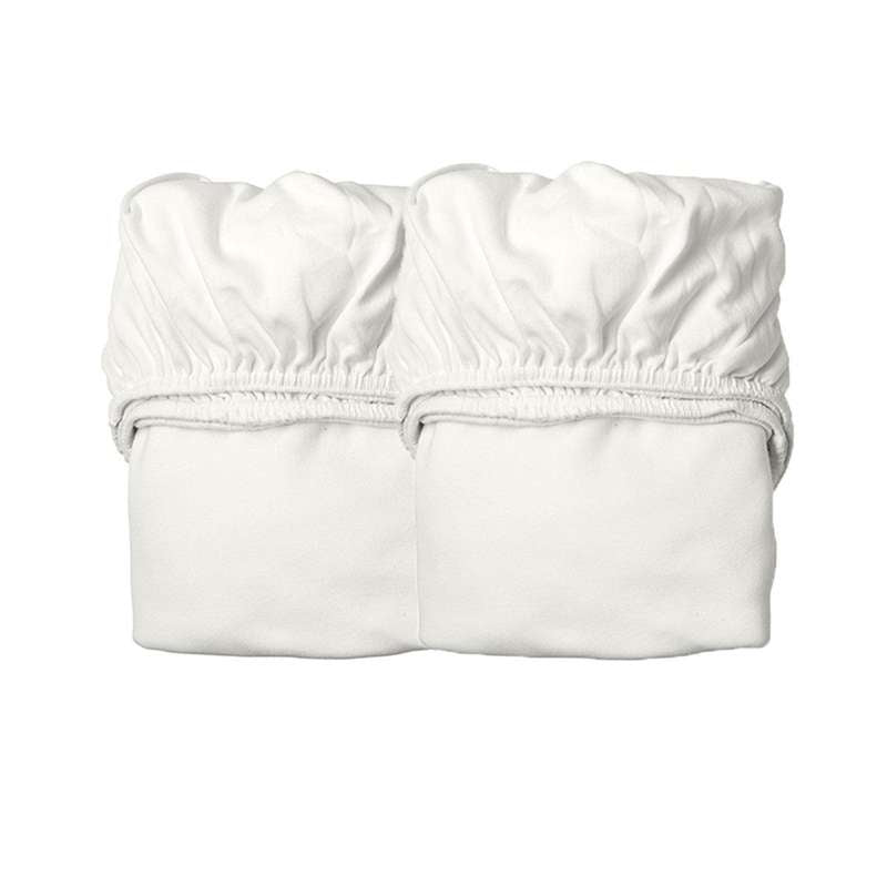 Leander Sheet 60x115 cm for junior bed - Organic - 2 pack - Snow