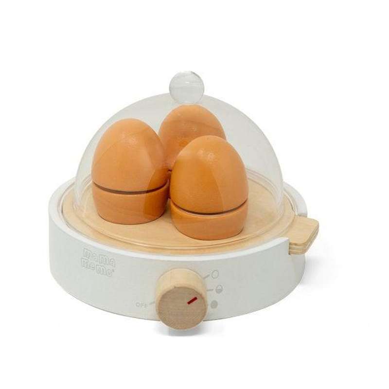 MaMaMeMo Play Food Egg Cooker - White