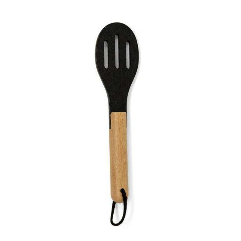 MaMaMeMo Body Food kitchen accessories - wooden slotted spoon