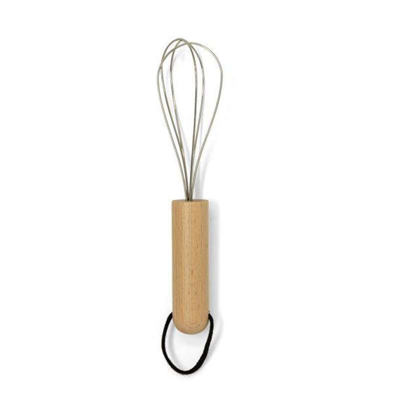 MaMaMeMo Body Food kitchen accessories - wooden whisk