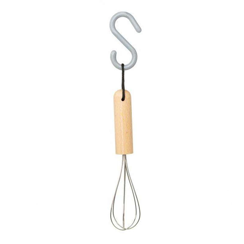 MaMaMeMo Body Food kitchen accessories - wooden whisk