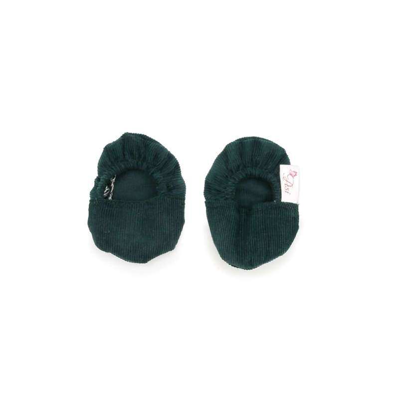 Memories by Asi Doll Accessories (43-46 cm) Soft Shoes - Dark Green