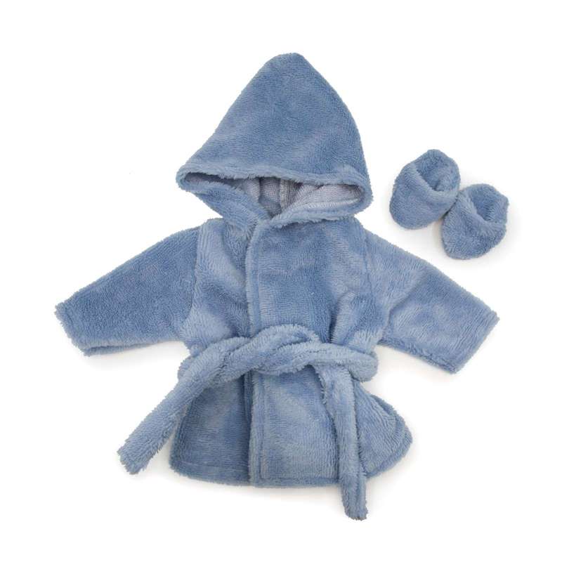 Memories by Asi Doll Clothing (43-46 cm) Bathrobe - Light Blue