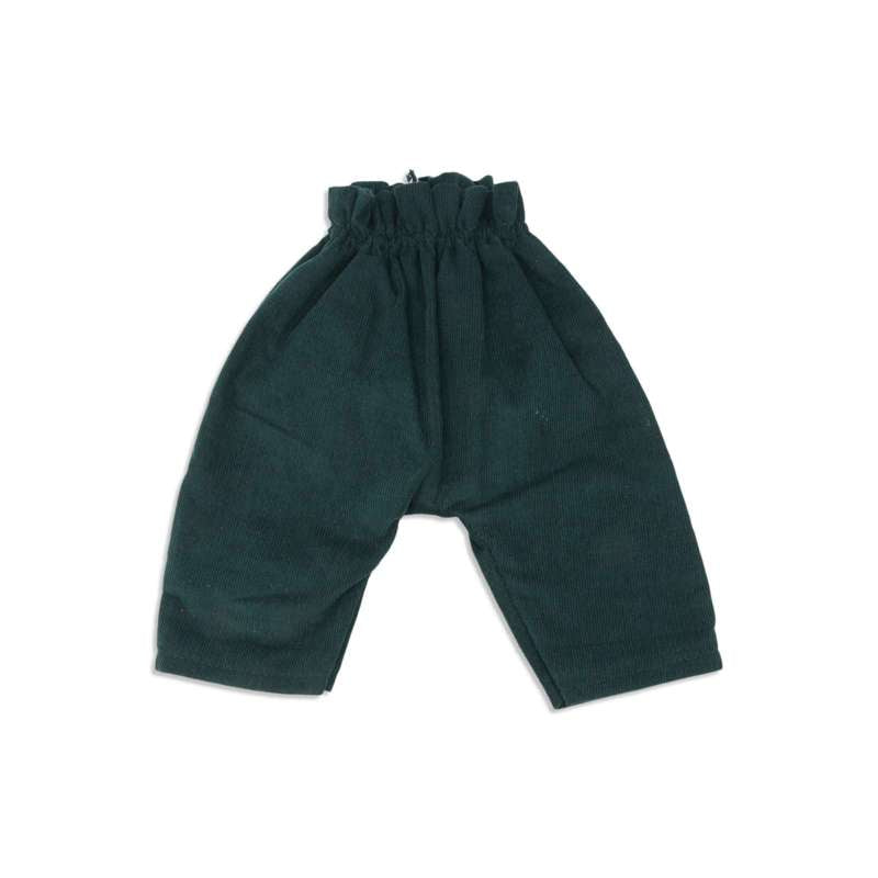 Memories by Asi Doll Clothing (43-46 cm) Velvet Pants hw - Dark Green