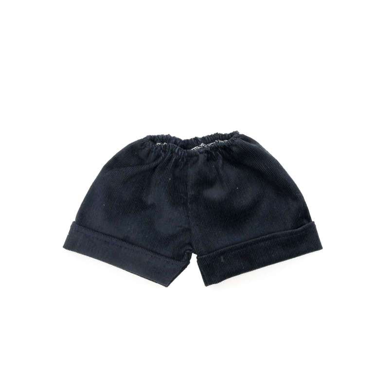 Memories by Asi Doll Clothing (43-46 cm) Velvet Shorts - Navy Blue
