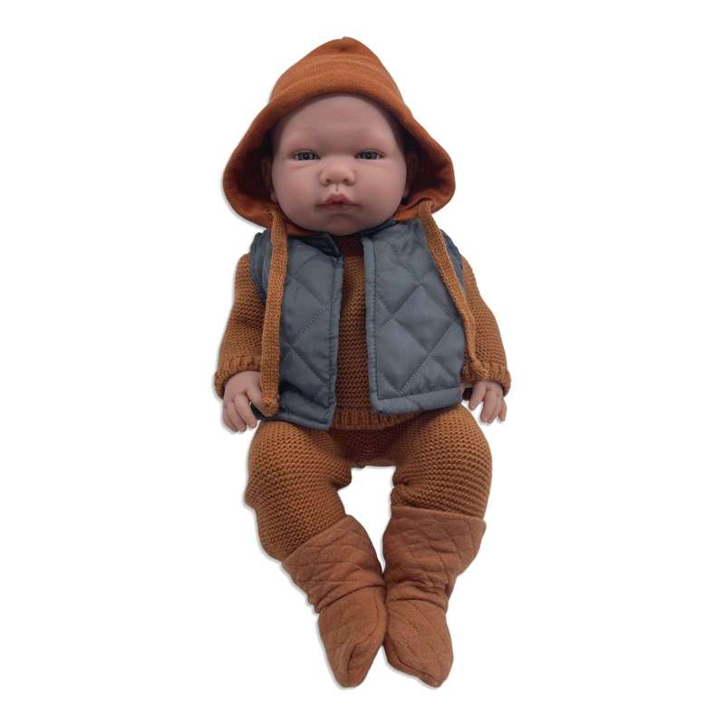 Memories by Asi Doll Clothing (43-46 cm) Thermal Vest - Rust