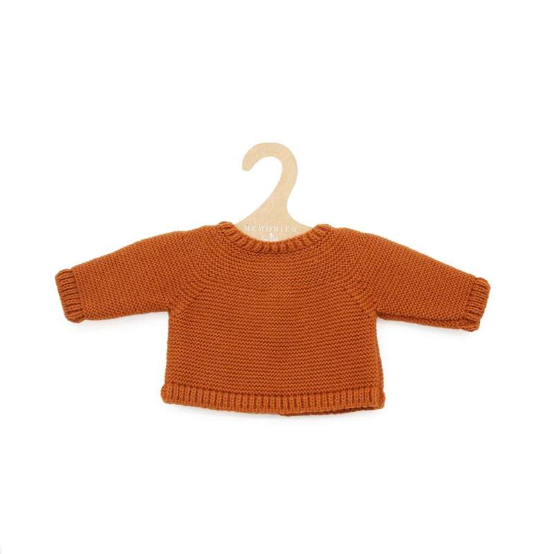Memories by Asi Doll Clothing (43-46 cm) Warm Knit Sweater - Rust