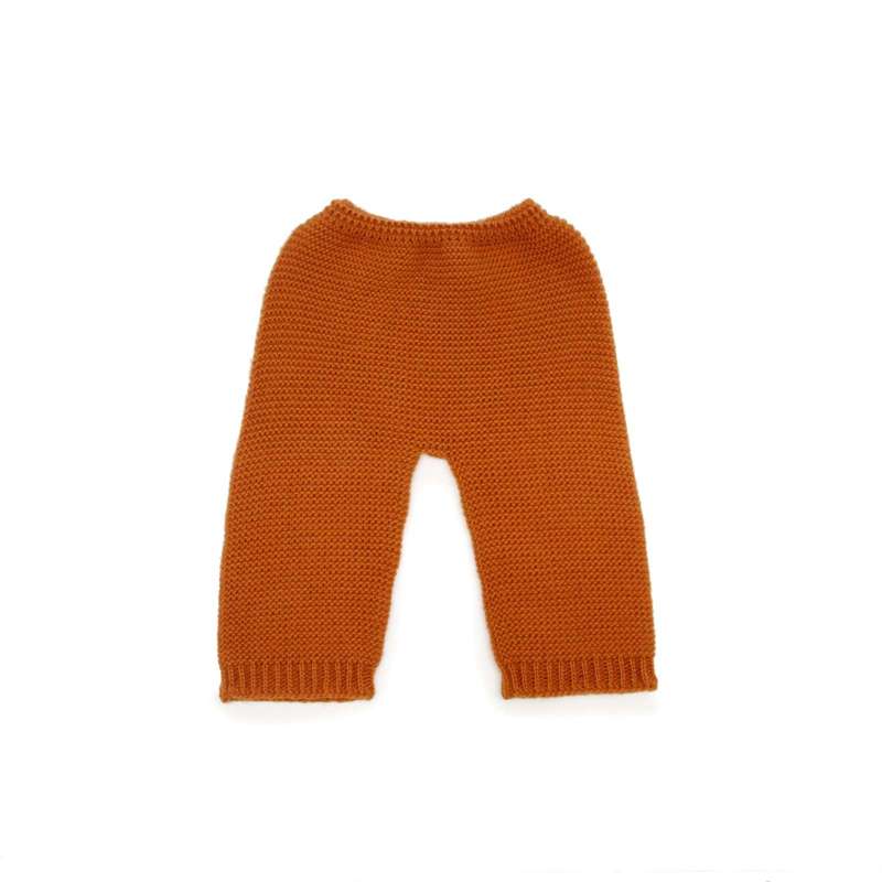 Memories by Asi Doll Clothing (43-46 cm) Warm Knitted Pants - Rust
