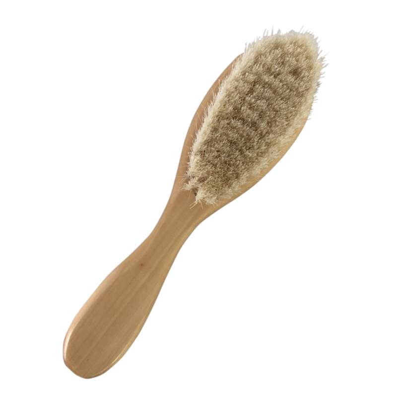 Oopsy Hairbrush made of Lotus Wood - For Baby - with Natural Hair