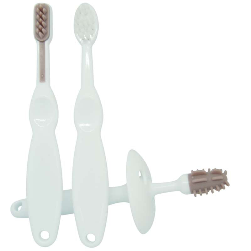 Oopsy Toothbrush Practice Set with 3 Parts - Plum