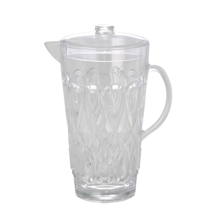 RICE Breakproof Retro Jug in Acrylic - Clear 