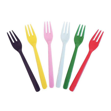 RICE Cake forks - 6-pack - Favorite Colors 
