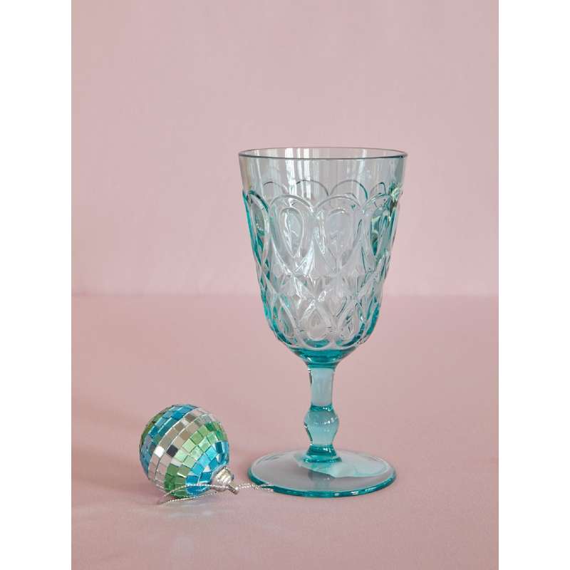 RICE Verre à vin en acrylique - Mint 