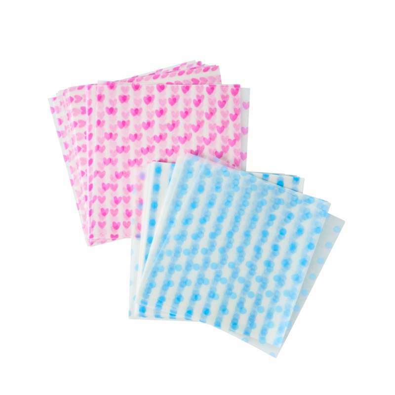 RICE 50 pcs. Sandwich paper - Small - Dots - Blue 