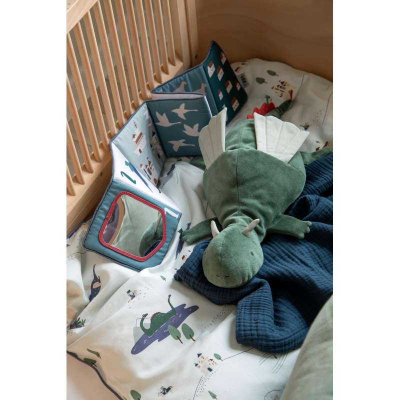 Sebra Baby Blanket - bedtime blue